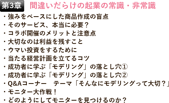 第3章 間違いだらけの起業の常識・非常識